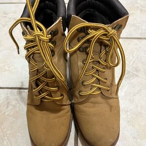 UNIONBAY Tan Wedge Boots